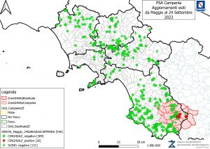 Aggiornamento Situazione Epidemiologica Regione Campania al 24 Settembre 2023