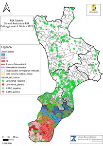 Aggiornamento Situazione Epidemiologica Regione Calabria al 10 ottobre 2023