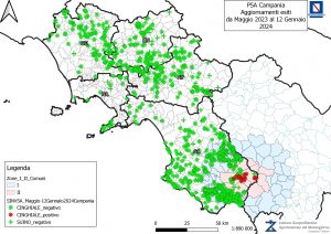 PSA Aggiornamento Situazione Epidemiologica Regione Campania al 12 Gennaio 2024