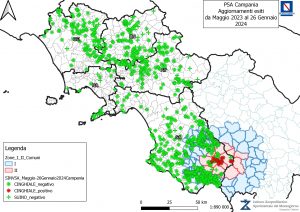 PSA Aggiornamento Situazione Epidemiologica Regione Campania al 26 Gennaio 2024