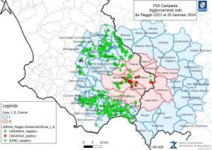 PSA Aggiornamento Situazione Epidemiologica Regione Campania al 26 Gennaio 2024