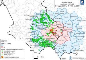 PSA Aggiornamento Situazione Epidemiologica Regione Campania al 29 Febbraio 2024