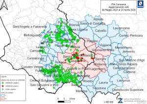 PSA Aggiornamento Situazione Epidemiologica Regione Campania al 24 Aprile 2024